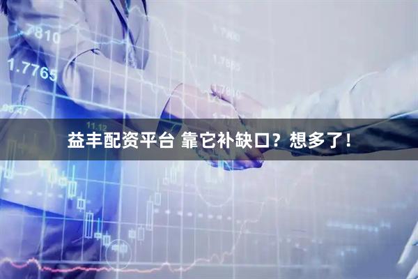 益丰配资平台 靠它补缺口？想多了！