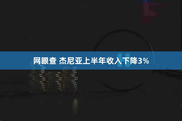 网眼查 杰尼亚上半年收入下降3%