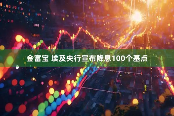 金富宝 埃及央行宣布降息100个基点